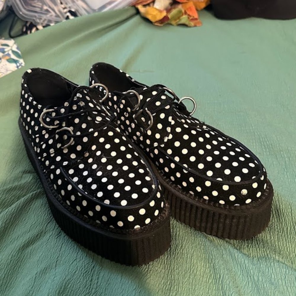 T.U.K. Polka Dot Creepers